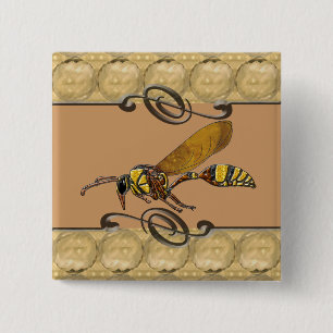 Potter Wasp Button