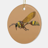 Potter Wasp Keramikornament (Links)