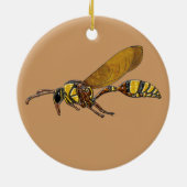 Potter Wasp Keramikornament (Hinten)