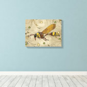 Potter Wasp Leinwanddruck (Insitu (Holzboden))