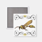 Potter Wasp Magnet (Vorderseite/Rückseite)