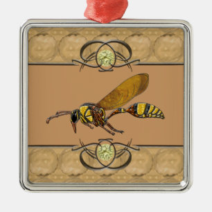 Potter Wasp Ornament Aus Metall