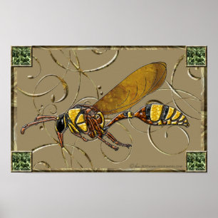 Potter Wasp Poster