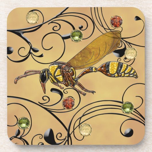 Potter Wasp Untersetzer (Vorderseite)