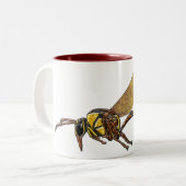 Potter Wasp Zweifarbige Tasse (Vorderseite Links)