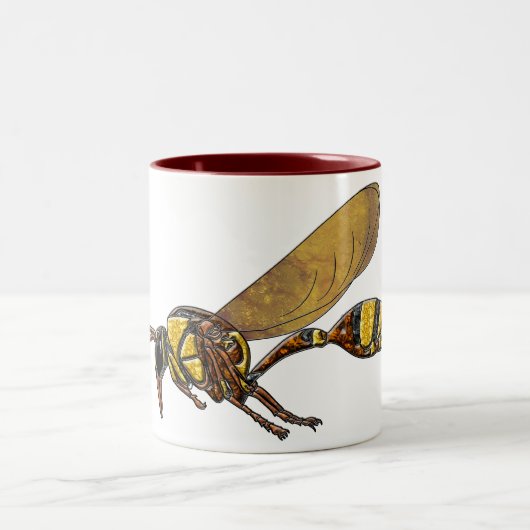 Potter Wasp Zweifarbige Tasse (Mittel)