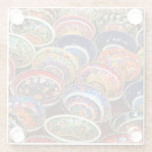 Potterie-Bowle der türkischen Keramik Glasuntersetzer (Rückseite)