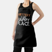Potterie Joke Happy Place Keramiken Clayware Schürze (InSitu)