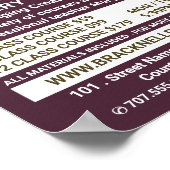 Potterrad, Töpferklasse, Potter-Werbung Poster (Ecke)