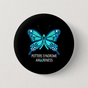 Potters-Syndrom-Bewusstseins-Schmetterling Button