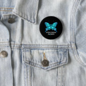 Potters Syndrome Awareness Butterfly Button (Beispiel)