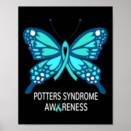 Potters Syndrome Awareness Butterfly Poster (Vorne)