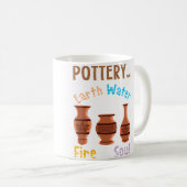 Pottery Earth Water Fire Soul - Lovely Pottery Kaffeetasse (VorderseiteRechts)