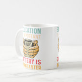 Pottery Is Importanter Pottery Maker Kaffeetasse (Vorderseite Links)