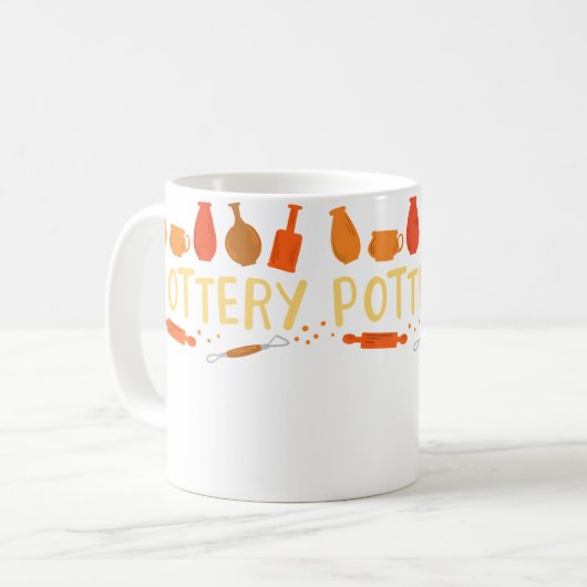 Pottery Kaffeetasse (Vorderseite Links)