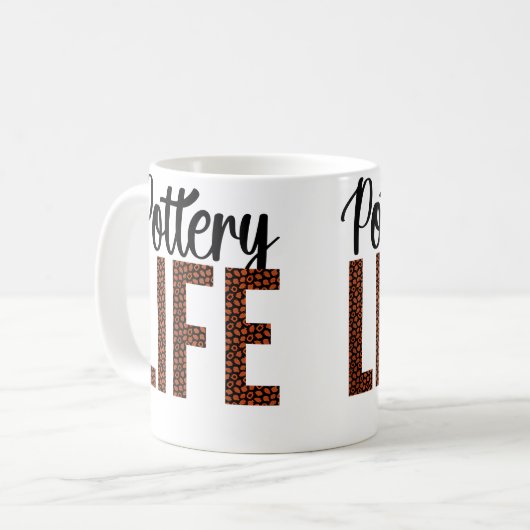 Pottery Life Ceramic Pottery Ceramics Pottery Make Kaffeetasse (Vorderseite Links)