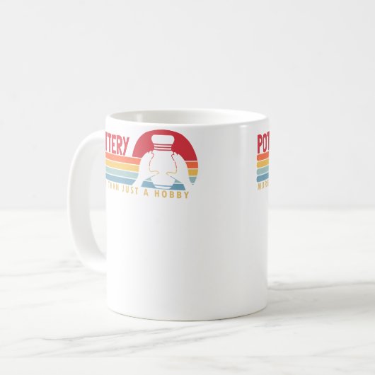 Pottery More Than A Hobby Wheel Hobby Pottery Pro  Kaffeetasse (Vorderseite Links)
