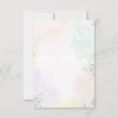 Pottery Painting Party Dankeskarte (Rückseite)