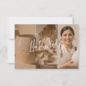 Pottery Photo Business Thanks You For Your Order Dankeskarte (Vorderseite)