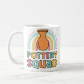 Pottery Squad Funny Matching For Girls Pottery Kaffeetasse (Links)