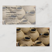 Pottery Village, Ashanti Region, Ghana Visitenkarte (Vorne/Hinten)