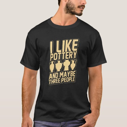 Potterzeit Clay Potter Keramik 3 T-Shirt (Vorderseite)