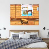 Potting Shed Leinwanddruck (Insitu (Schlafzimmer))