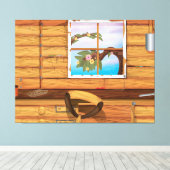 Potting Shed Leinwanddruck (Insitu (Holzboden))