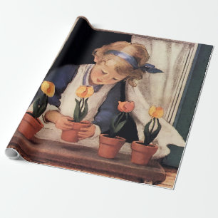 Potting Tulips von Jessie Willcox Smith Geschenkpapier