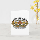 Pottsfield Erntefestspiele Pumpkin Herbst Herbst H Karte (Gelbe Blume)
