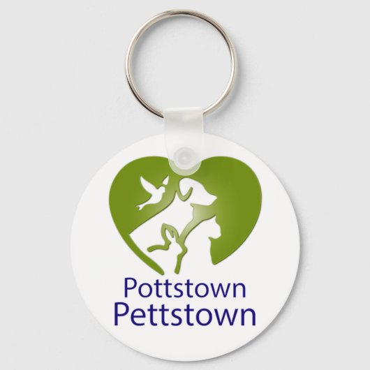 Pottstown Pettstown Basic Button Schlüsselanhänger (Vorderseite)