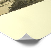 Pottsville, PA Panorama Karte - 1889 Poster (Ecke)