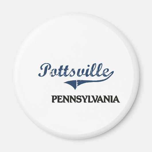 Pottsville Pennsylvania City Classic Magnet (Vorne)