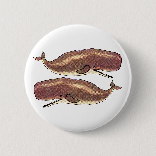 Pottwal Button (Vorderseite)