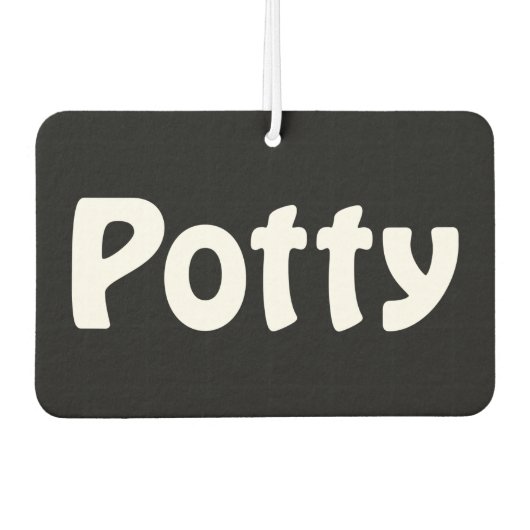 Potty Air Freshener Autolufterfrischer (Vorderseite)