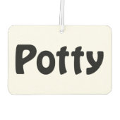 Potty Autolufterfrischer (Rückseite)