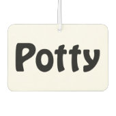 Potty Autolufterfrischer (Vorderseite)