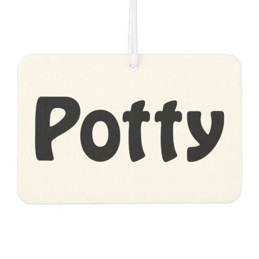 Potty Autolufterfrischer (Vorderseite)
