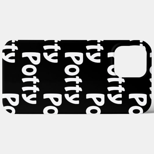 Potty Case-Mate iPhone Case (Rückseite (Horizontal))
