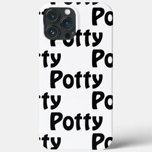 Potty Case-Mate iPhone Hülle (Rückseite)