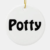 Potty Keramik Ornament (Vorne)