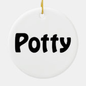 Potty Keramik Ornament (Hinten)