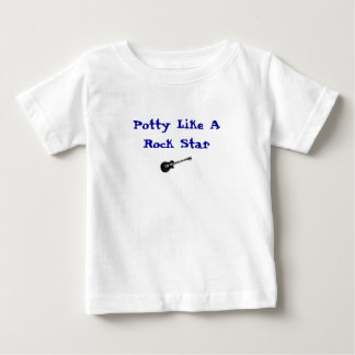 Potty like a Rock Star - Säugling T - Shirt