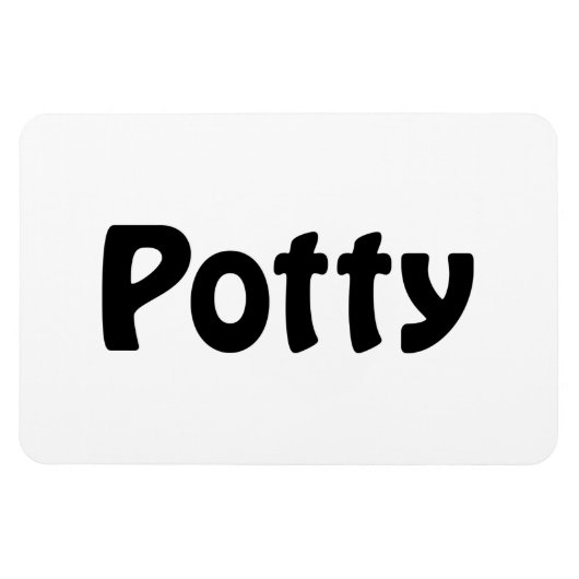 Potty Magnet (Horizontal)