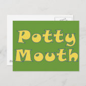 Potty Mouth Postkarte (Vorne/Hinten)