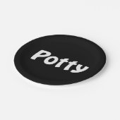 Potty Pappteller (Schrägansicht)