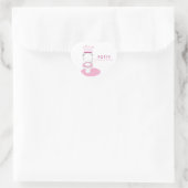 Potty Princess Herz-Aufkleber (Tasche)