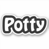 Potty Sticker (Vorderseite)