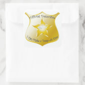 Potty Training Kackte~A~Doo Sticker Abzeichen (Tasche)