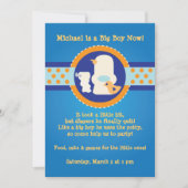 Potty Training Party Einladung (Vorderseite)